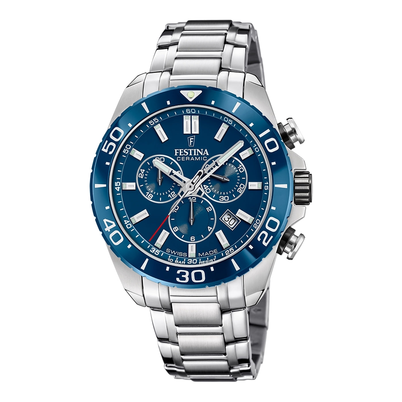 Festina Chrono Silver Watch F20042/2