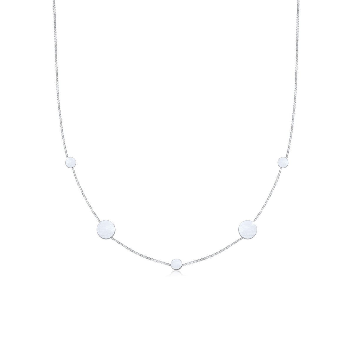 Elli 925 Sterling Silver Link Chain Necklace 2004-BF-0008161-001