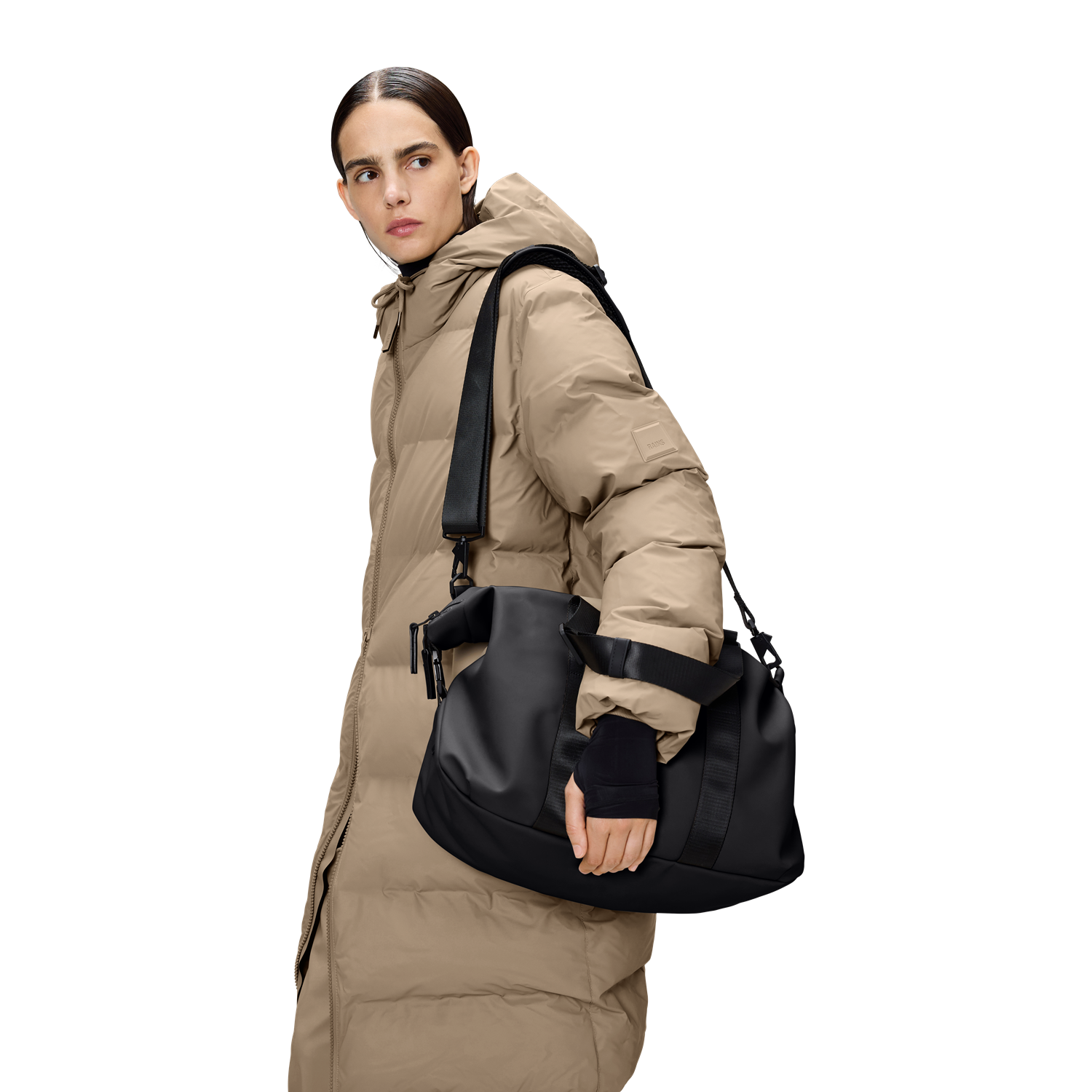 Rains Valera Black Weekend Bag Small R12880-01