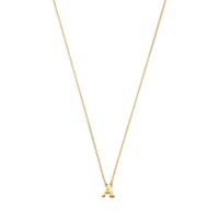 Isabel Bernard 14 Carat Golden Le Marais Chloé Necklace IB340134-A (Letter: A)