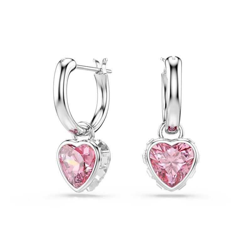 Swarovski Chroma Zilveren Oorbellen met Roze Accenten 5757814-zoom-