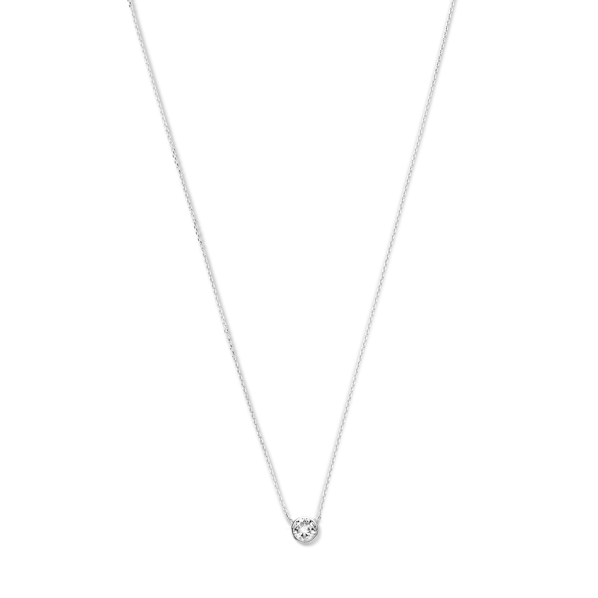 Violet Hamden Venus 925 Sterling Silver Necklace with Birthstone VH340009-JUL