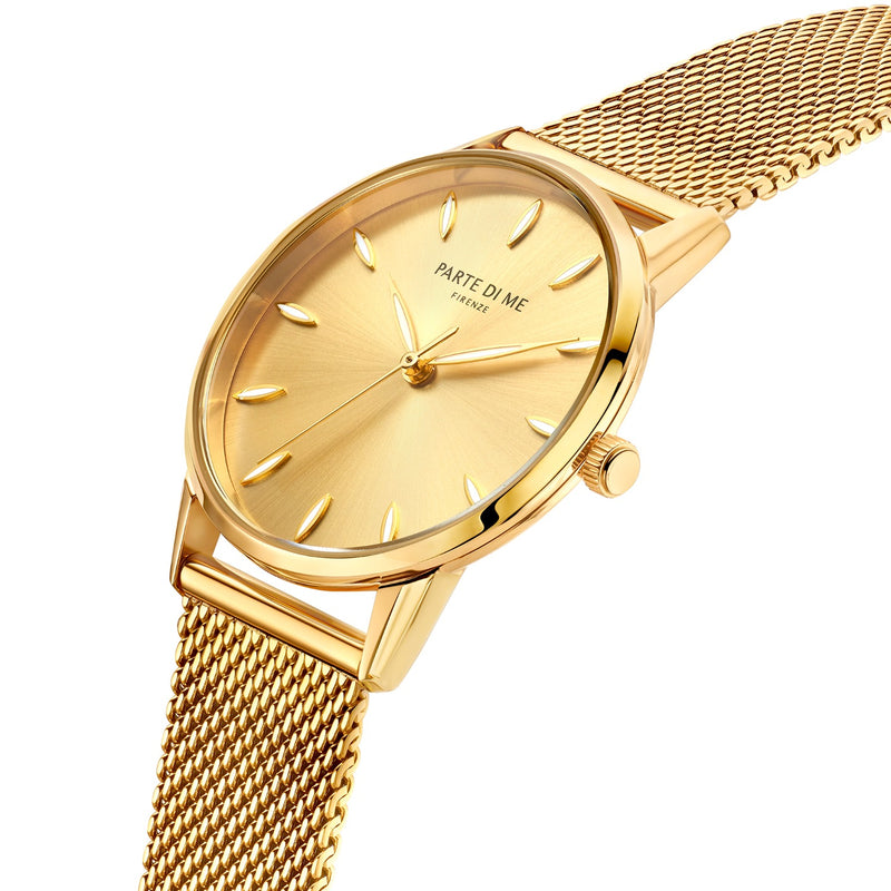 Parte Di Me Orologio rond dames horloge goudkleurig PDM09053-zoom-