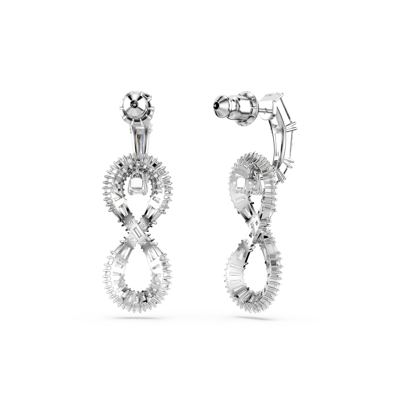 Swarovski Hyperbola Silver Drop Earrings 5679793