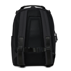 Rains Black Clip Front Backpack R14890-01
