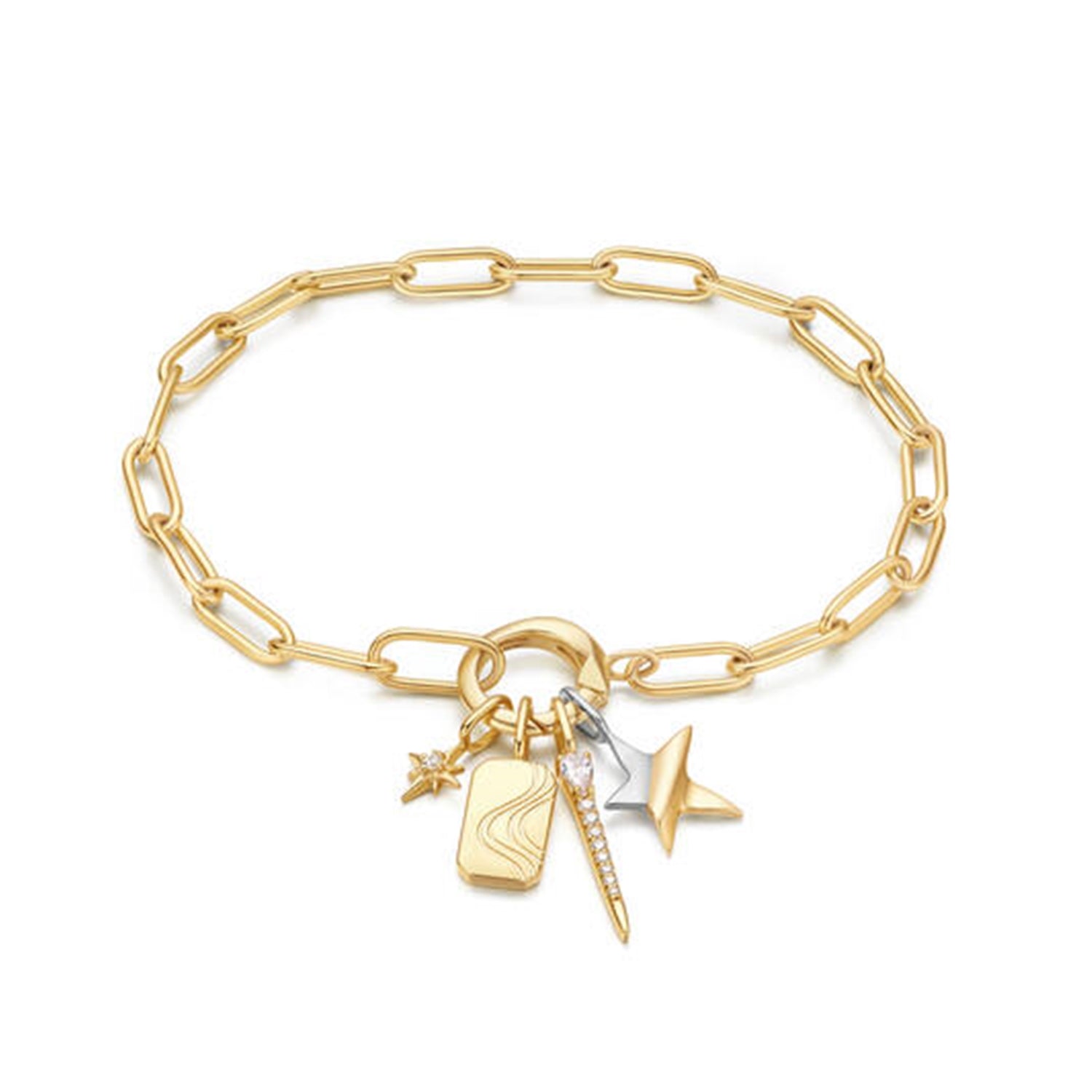 Ania Haie Pop Charms Gold Coloured Charm AH-EC048-13G-3