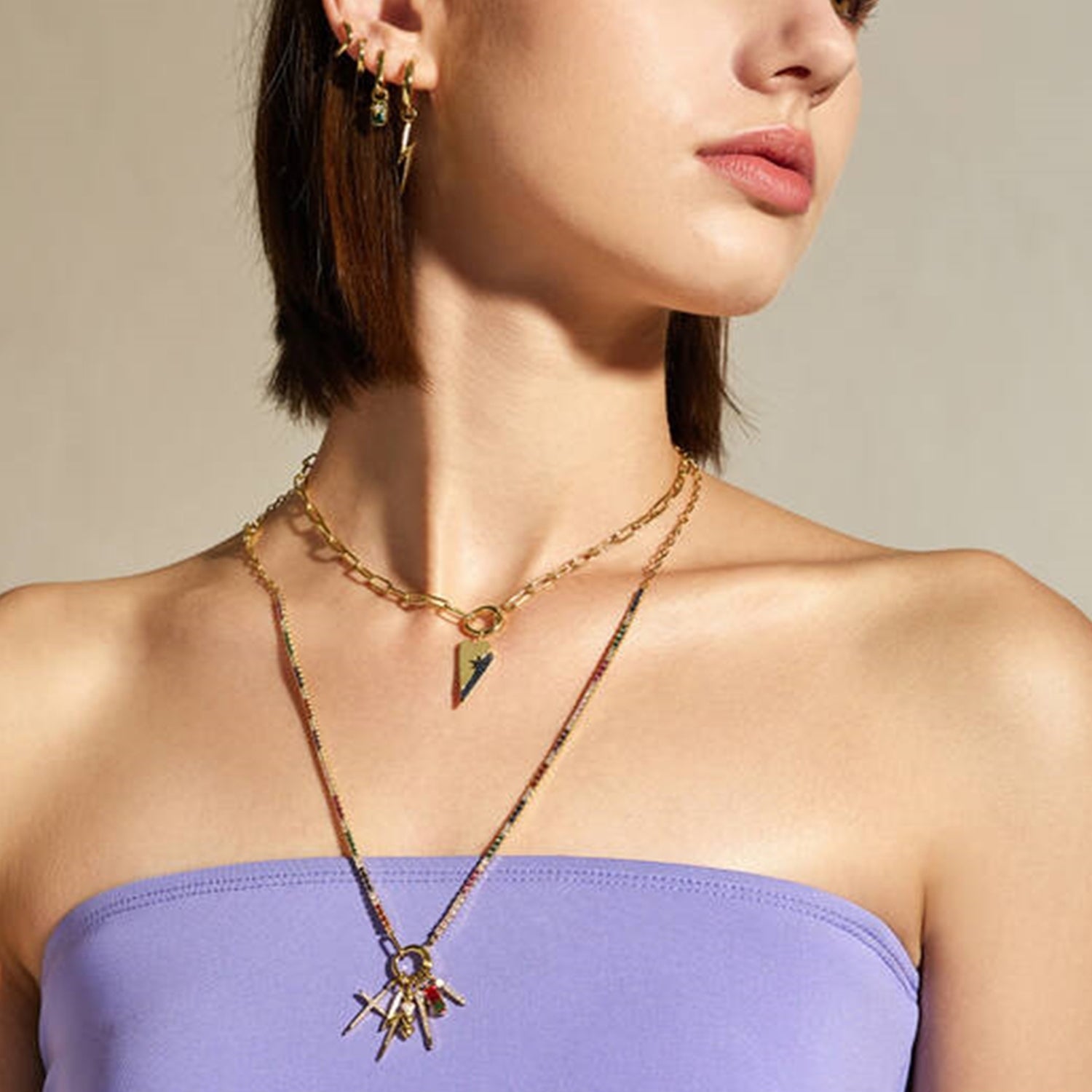 Ania Haie Pop Charms Gold Coloured Charm AH-NC048-30G-2