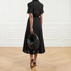 Furla Black Hobo Bag 2001-A0530290