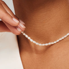 Isabel Bernard Cadeau d'Isabel 14 karat gold necklace and bracelet gift set with freshwater pearls IB90174