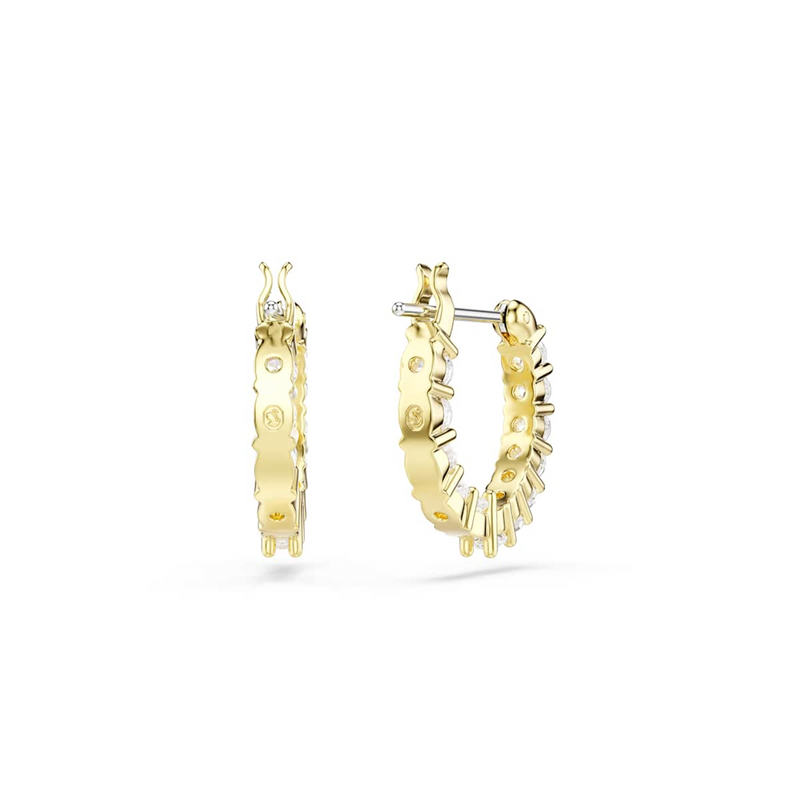 Swarovski Matrix Gold Coloured Earrings 5733398-zoom-