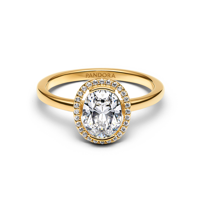 Pandora Timeless Gold Plated Ring 163802C01-52-zoom-