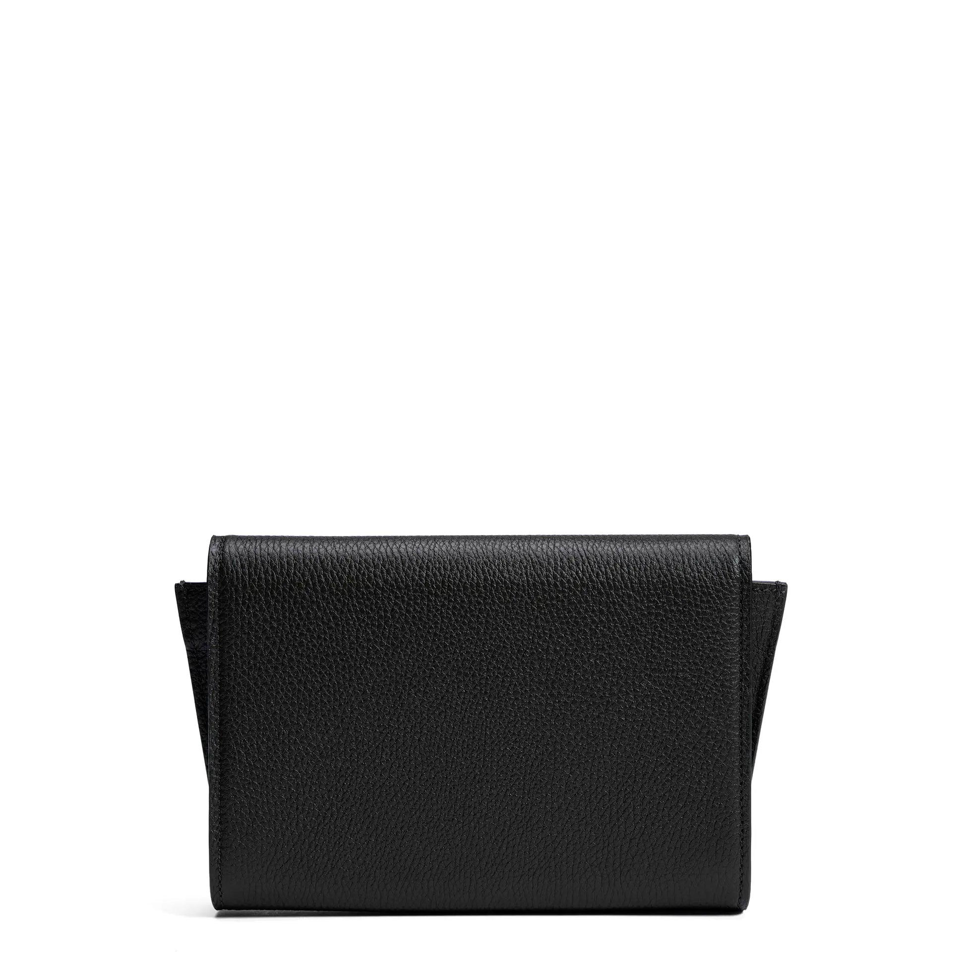 Isabel Bernard Honoré Lina Black Clutch With Detachable Shoulder Chain IB21135-001