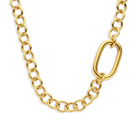 Parte Di Me Bibbiena Poppi Acadia 925 Sterling Silver Gold Plated Link Necklace PDM34110