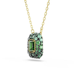 Swarovski Sublima Glam Gold-Tone Necklace with Green Pendant 5752884
