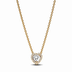 Pandora Timeless Heart Necklace 368425C01-45with14 Carat Gold Plating