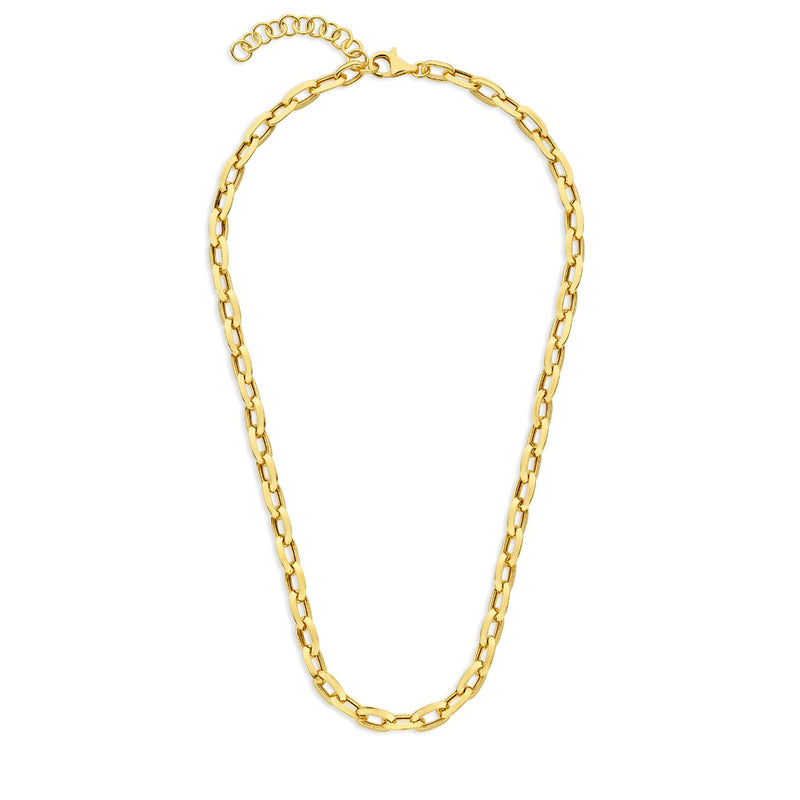 Parte Di Me Bibbiena Poppi Lucia 925 Sterling Zilveren Gold Plated Schakelketting PDM34102-zoom-