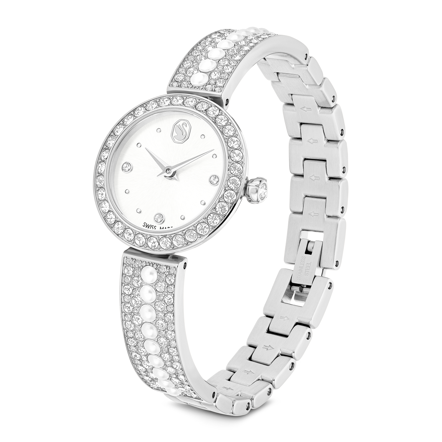 Swarovski Matrix Silver Coloured Women's Watch 5743680