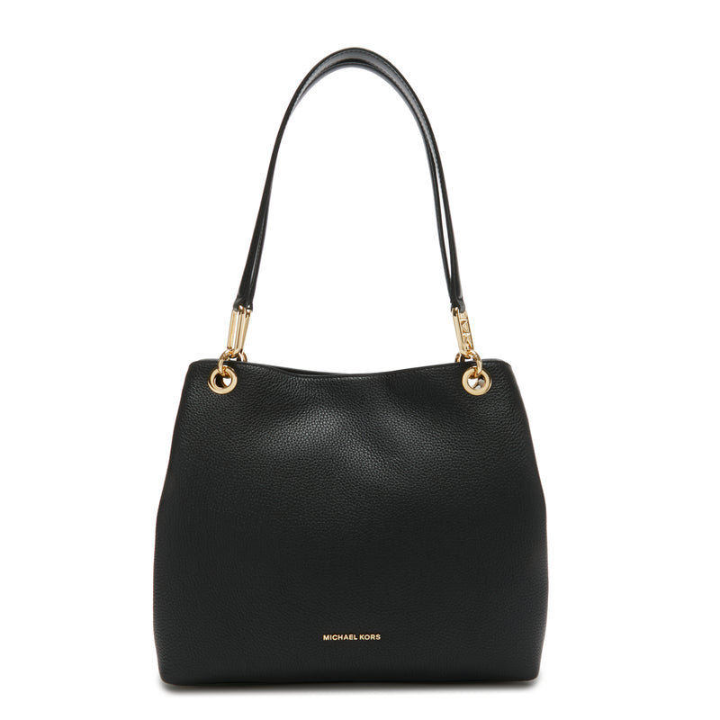 Michael Kors Kensington Black Leather Shoulder Bag 30F3G8KT7L-001-zoom-