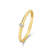 Isabel Bernard Rivoli Aélys 14 karaat gouden stacking ring IB330076-52 (Maat: 52)