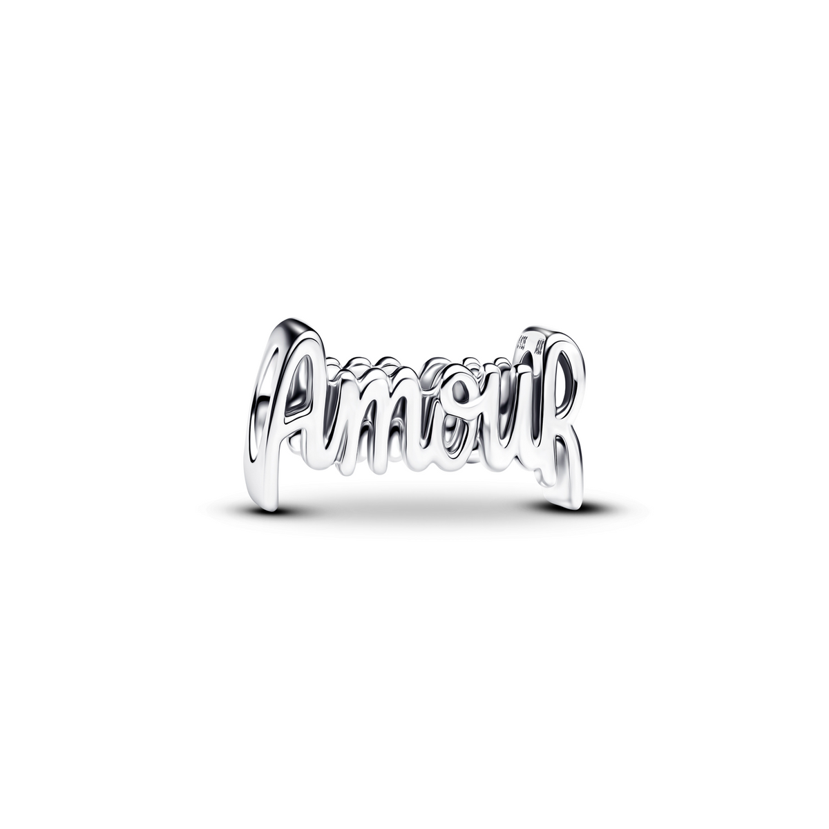 Pandora Moments 925 Sterling Silver Amour Text Charm 794426C00