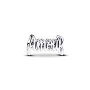 Pandora Moments 925 Sterling Silver Amour Text Charm 794426C00