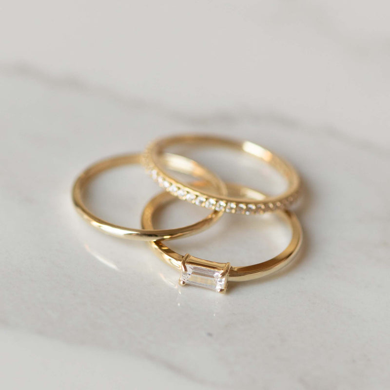 Isabel Bernard Baguette Mirrell 14 karaat gouden ring IB330020-50-zoom-