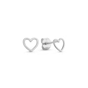 Isabel Bernard Saint Germain Amore 14 Karaat Witgouden Oorknoppen IB360230