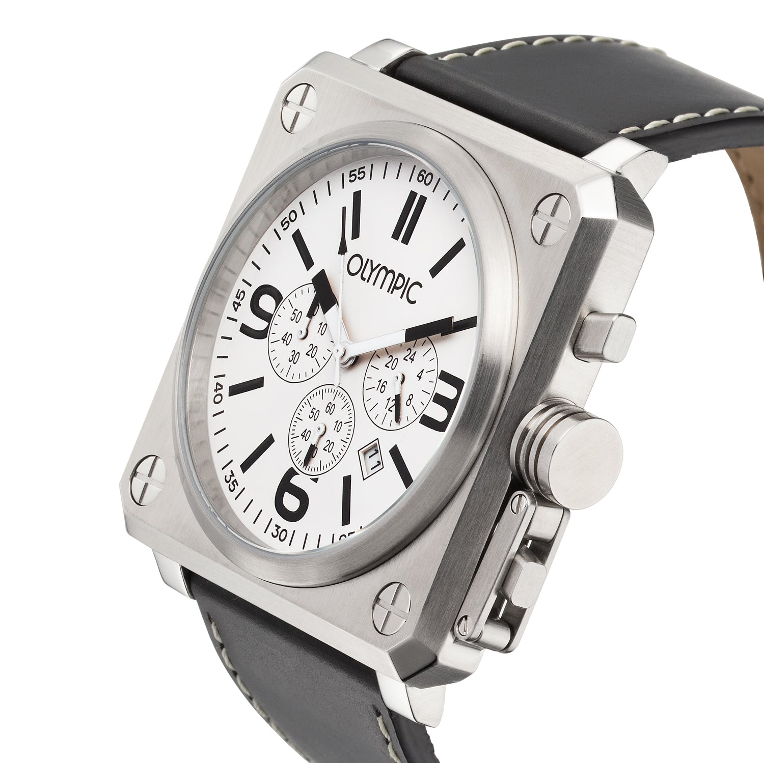 Olympic White Men's Watch 2002-OL89HSL024