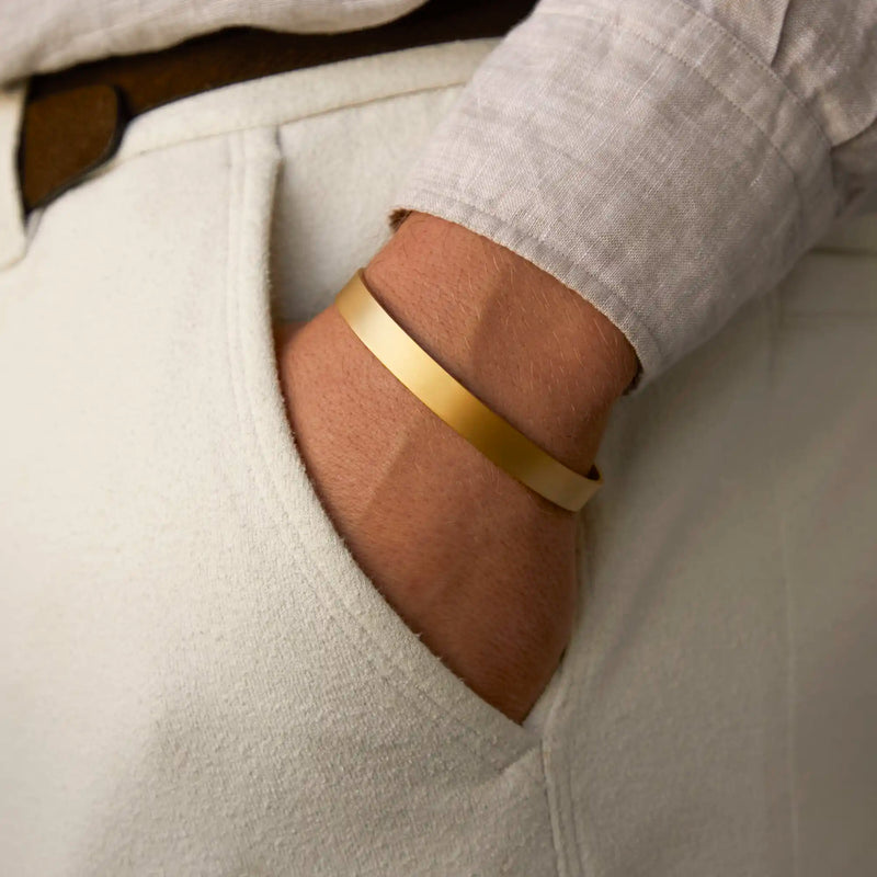 Mats Meier Annecy goud kleurig stalen armband MM320015-zoom-