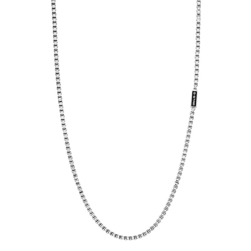 G-Star Floatcore Zilveren Box Chain Ketting GSJ.100.04-zoom-