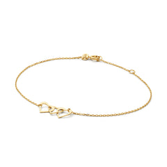 Jackie Gold Moving Love 14 Karat Gold Bracelet JKB25.550