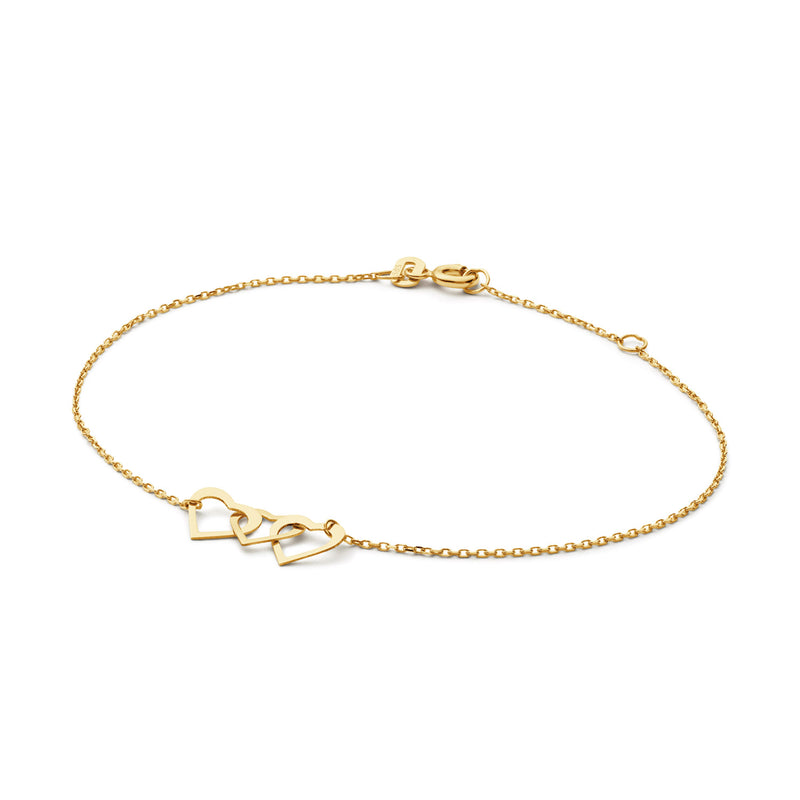 Jackie Gold Moving Love 14 Karat Gold Bracelet JKB25.550-zoom-