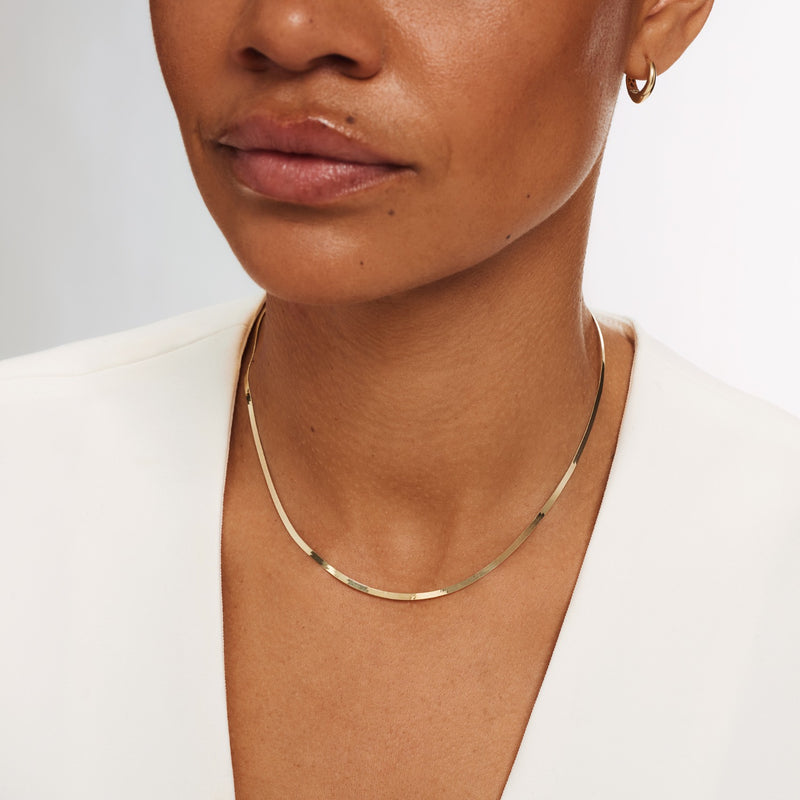 Isabel Bernard Aidee Leontine 14 Karaat Gouden Collier IB340110-zoom-