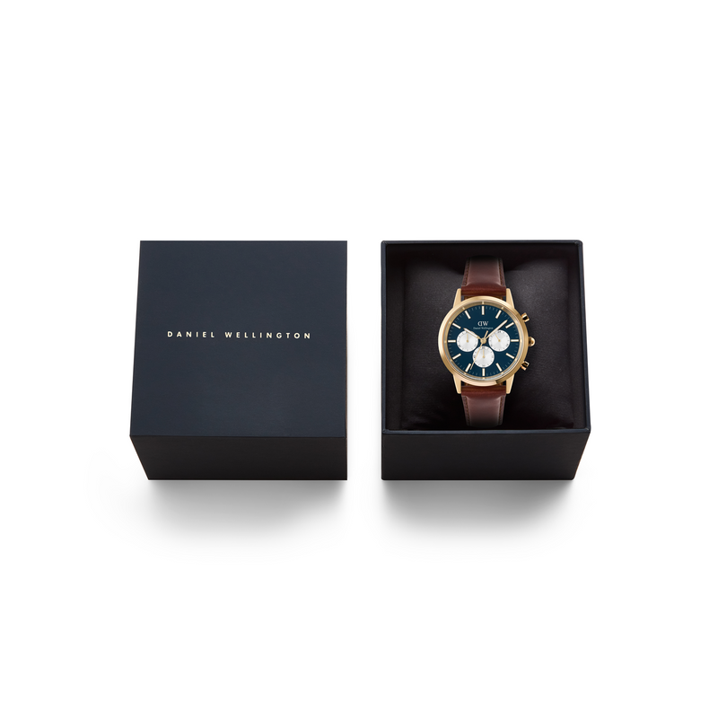 Daniel Wellington Iconic Chronograph Blue Arctic Men's Watch DW00100875-zoom-