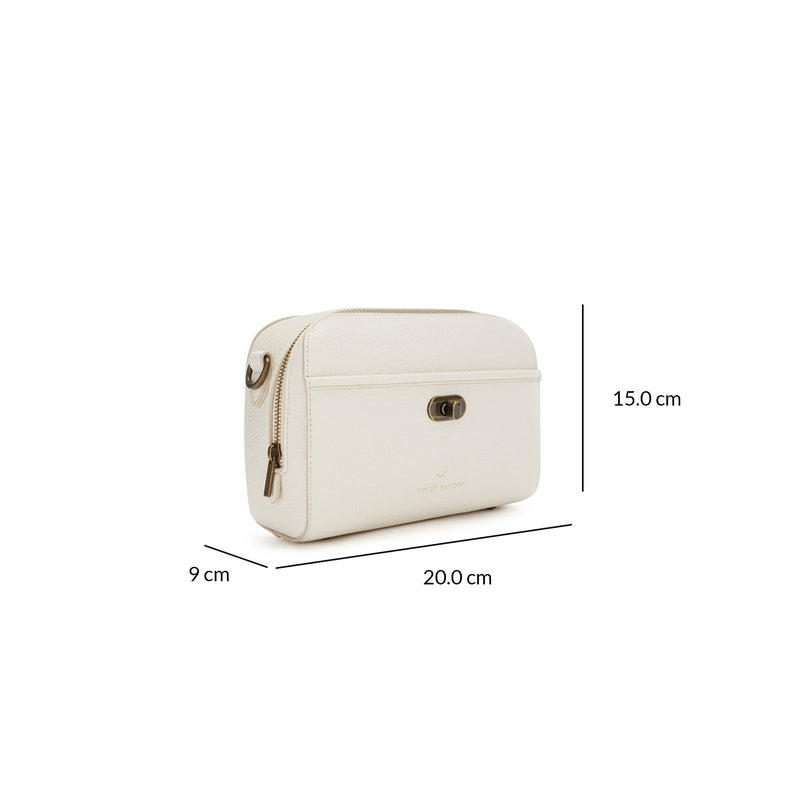 Violet Hamden Essential Bag Crèmekleurige Crossbodytas VH22044-zoom-