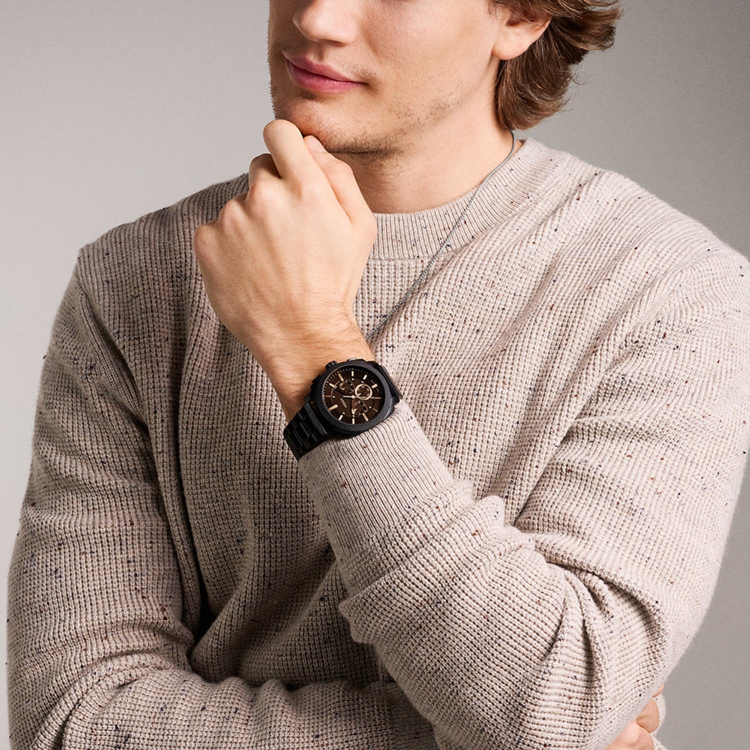 Fossil Machine Black Men's Watch FS6097