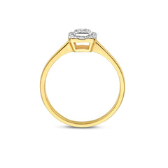 Isabel Bernard De la Paix Elena 14 karat gold ring with diamond 0.18 carat IBD330036-60