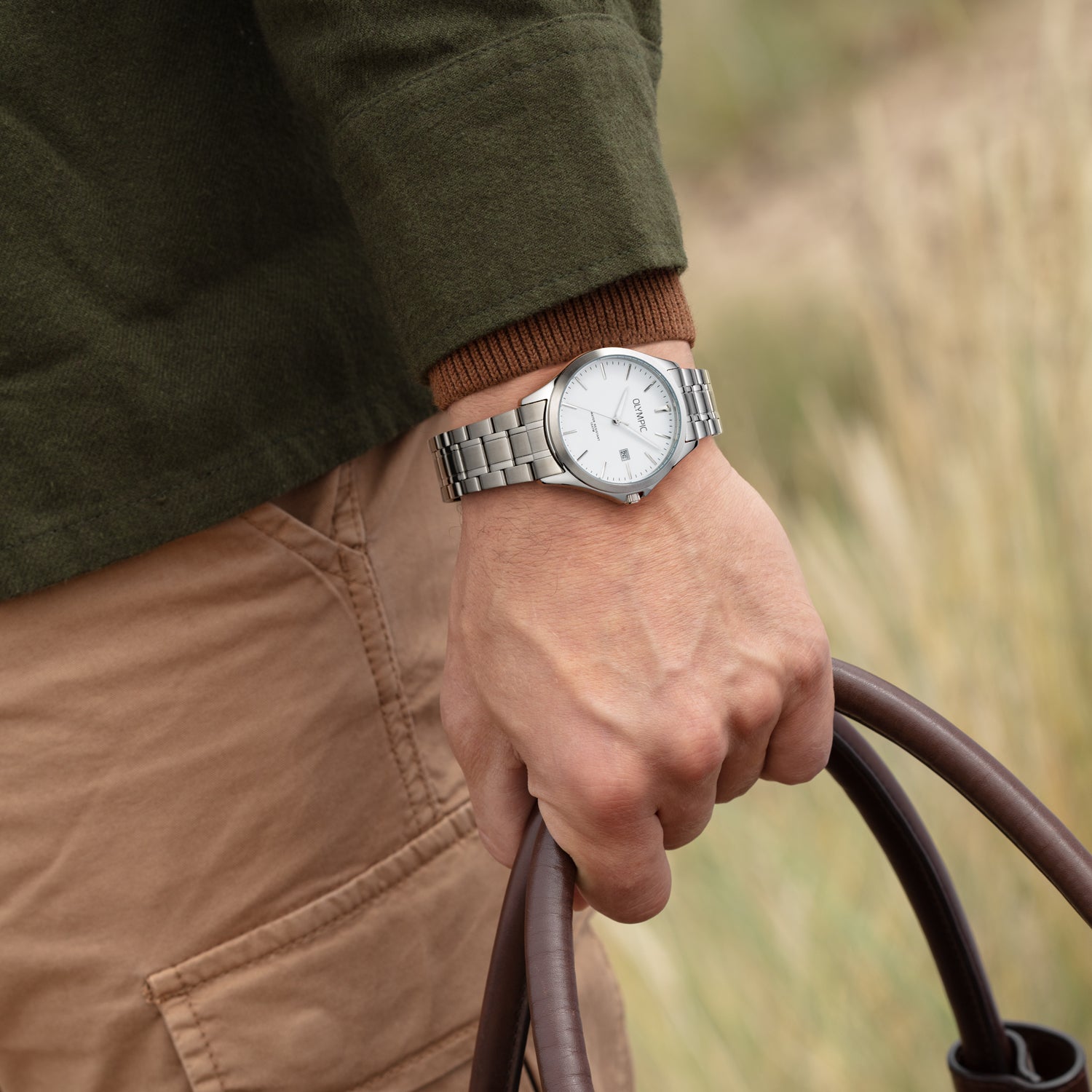 Olympic Robin Wit Heren Horloge 2002-OL72HSS244