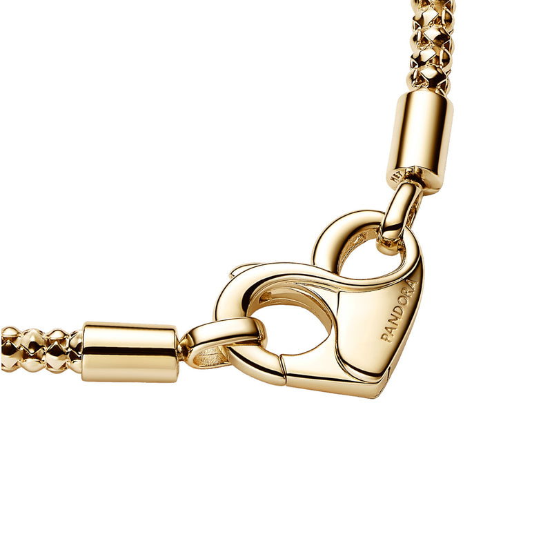 Pandora Moments Bracelet 562731C00-21with14 Carat Gold Plating-zoom-