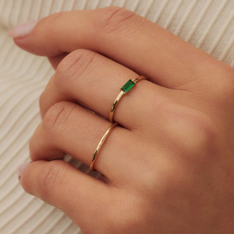 Isabel Bernard Baguette Vere 14 karaat gouden ring IB330021-50-zoom-