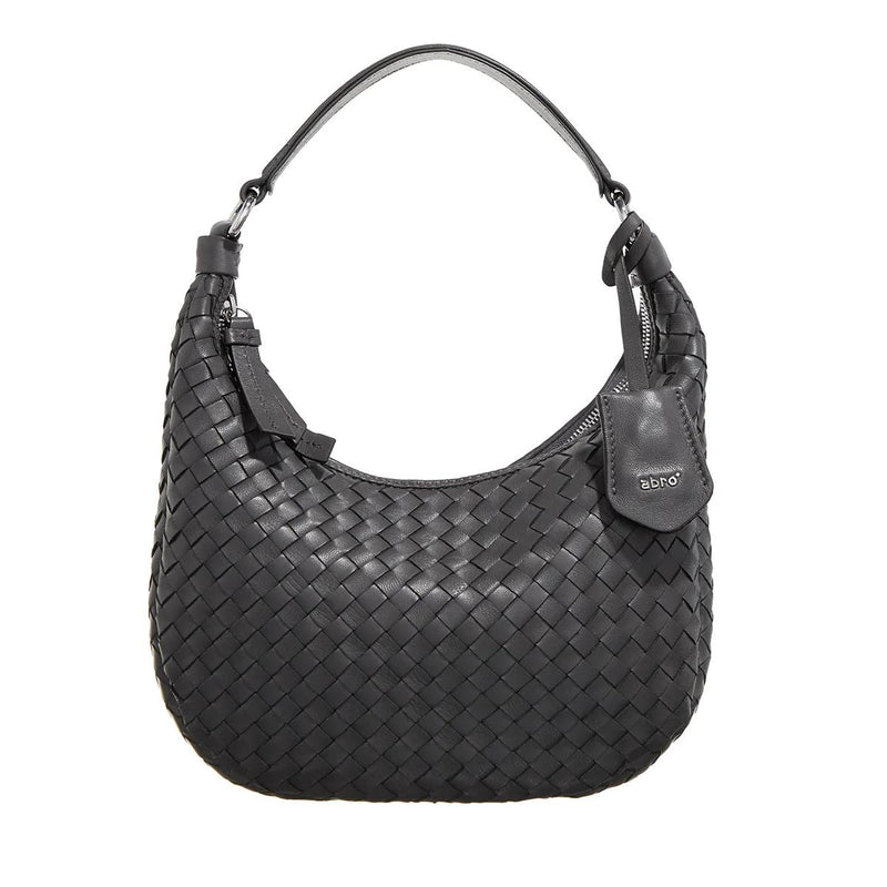 Abro Nana Grey Leather Hobo bag 2001-A0629128-zoom-