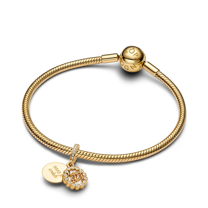 Pandora Moments Gold Plated Happy Birthday Hangende Bedel 763787C01-zoom-