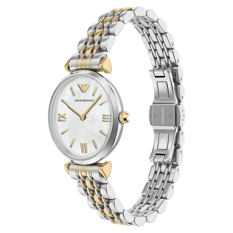 Emporio Armani Round White Dial Watch AR11769-zoom-