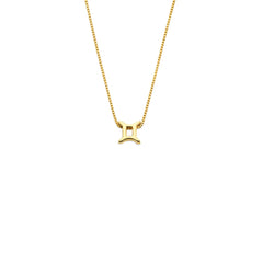 Isabel Bernard Étoiles d’Or Gemini 14 Carat Gold Venetian Necklace With Horoscope IB340180