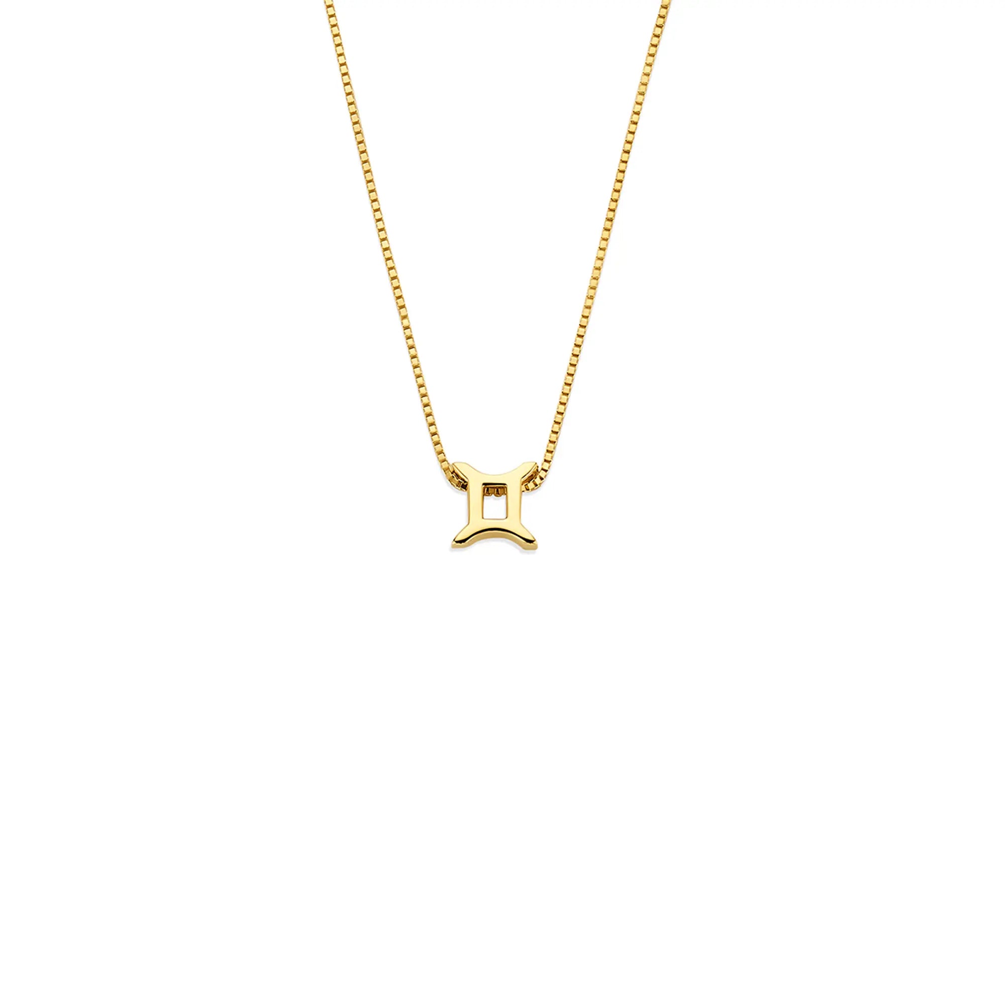 Isabel Bernard Étoiles d’Or Gemini 14 Carat Gold Venetian Necklace With Horoscope IB340180