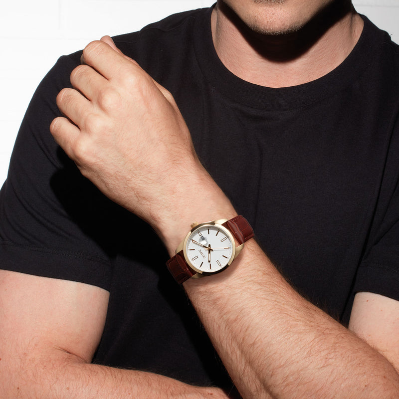 Olympic Louis Goudkleurig Herenhorloge OL75HDL001-zoom-