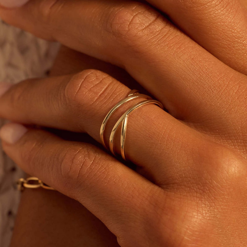 Beloro Jewels Della Spiga Pia 9 Karaat Gouden Ring BO330028-48-zoom-