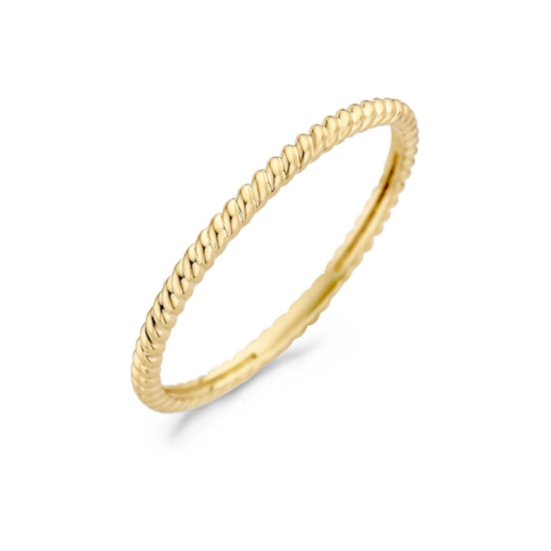 Blush 14 Karaat Gouden Ring 1196YGO/46 (Maat: 46)-zoom-