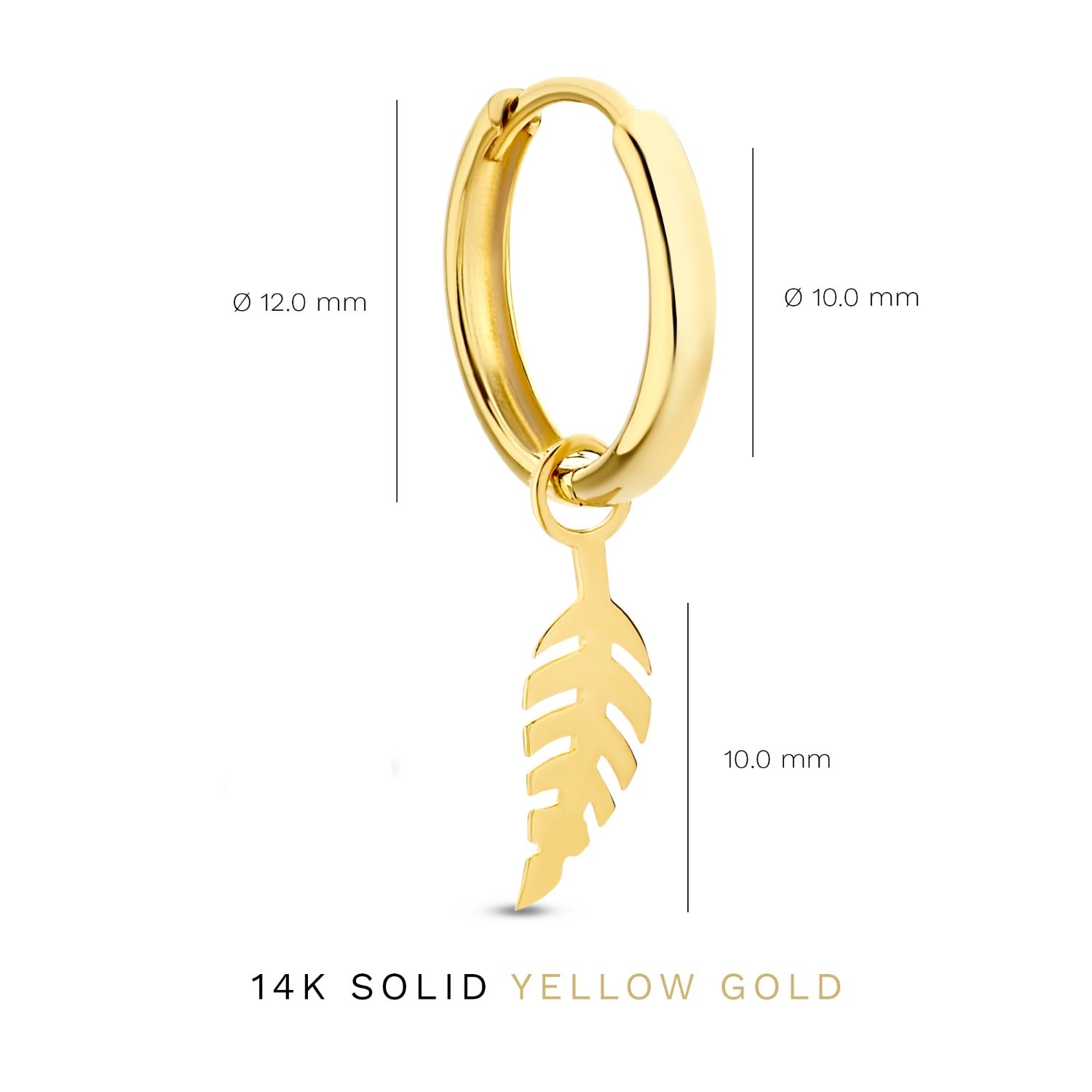 Isabel Bernard Cadeau d´Isabel 14 Carat Golden Earrings Set IB90119