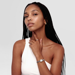 Daniel Wellington Quadro Mini Arch 3-Link Bicolor Women's Watch DW00100925